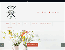 Tablet Screenshot of needlesinthehay.ca